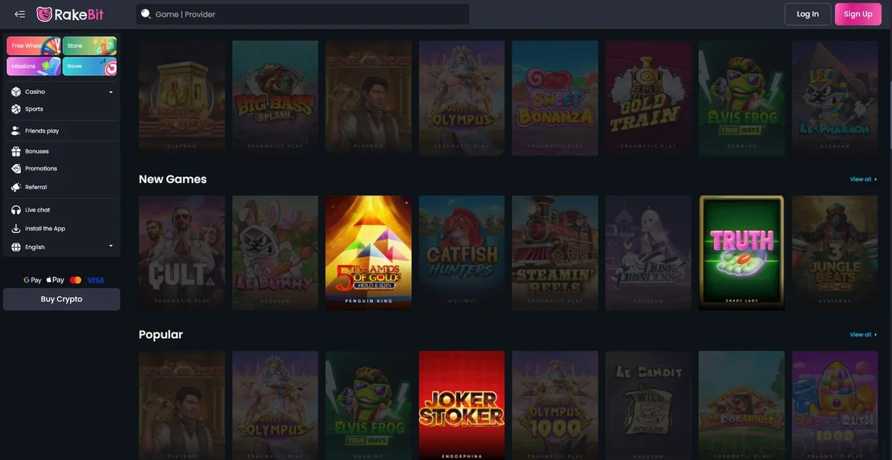 Rakebit Casino Casino